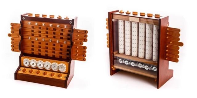 Calculadora Schickard, o “reloj calculador”, del Museo de la Ciencia de la Universidad Pública de Navarra