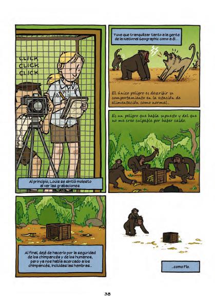 Primates. La intrépida ciencia de Jane Goodall, Dian Fossey y Biruté Galdikas, Jim Ottaviani y Maris Wicks, Norma Editorial, 2015