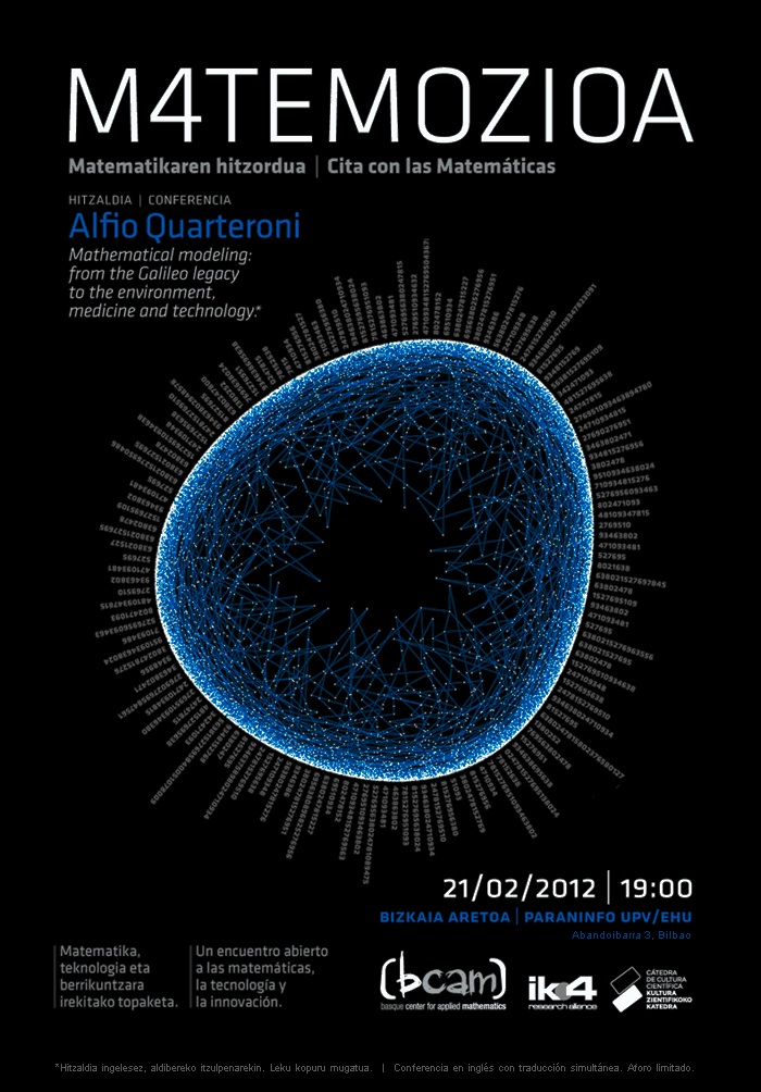 Matemozioa: Alfio Quarteroni en Bilbao