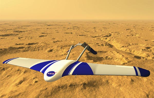 drones en Marte