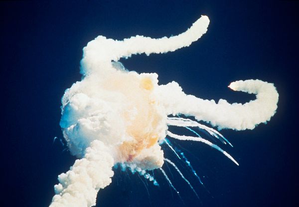 Explosión del transbordador Challenger, 28 enero 1986