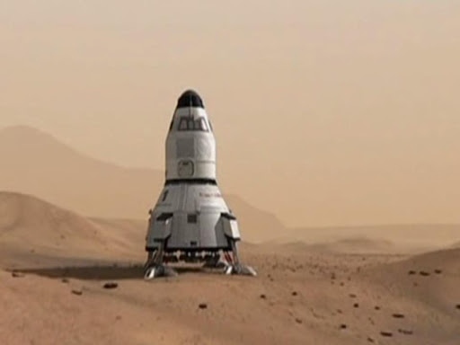 Nave de una posible misión tripulada a Marte - Robert Zubrin