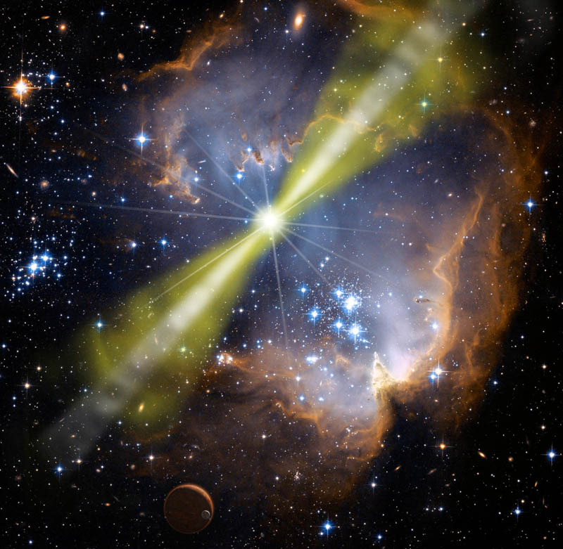 Una hipernova en los confines del Universo apuntala el modelo de formación de los agujeros negros