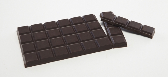 Diseño típico de las tabletas de chocolate 