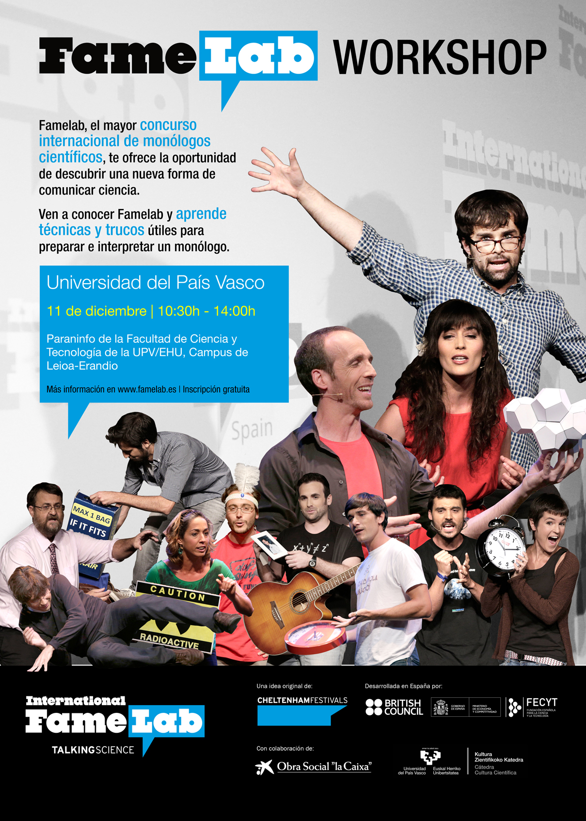 FameLab Workshop en el País Vasco