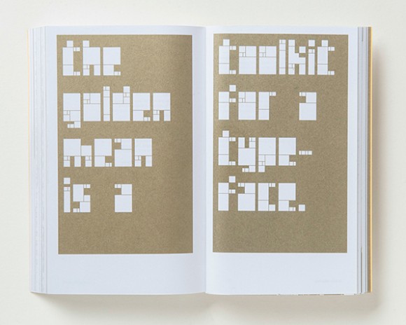 Tipografía de Adrian Talbot para el libro “Golden Meaning”