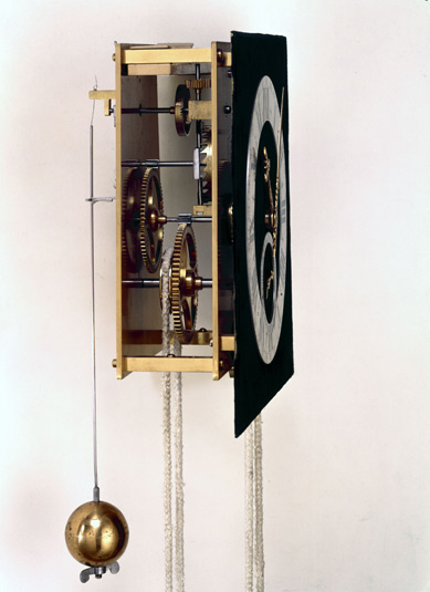 Reconstrucción del reloj construido por Coster en 1657 siguiendo el diseño de Huygens.