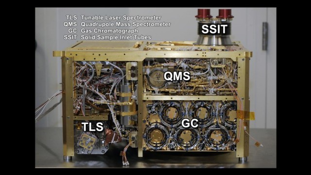 Espectrómetro de masas (QMS) a bordo del rover Curiosity (actualmente en Marte).