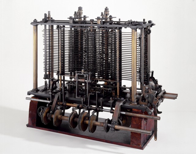 Parte de la máquina analítica de Babbage