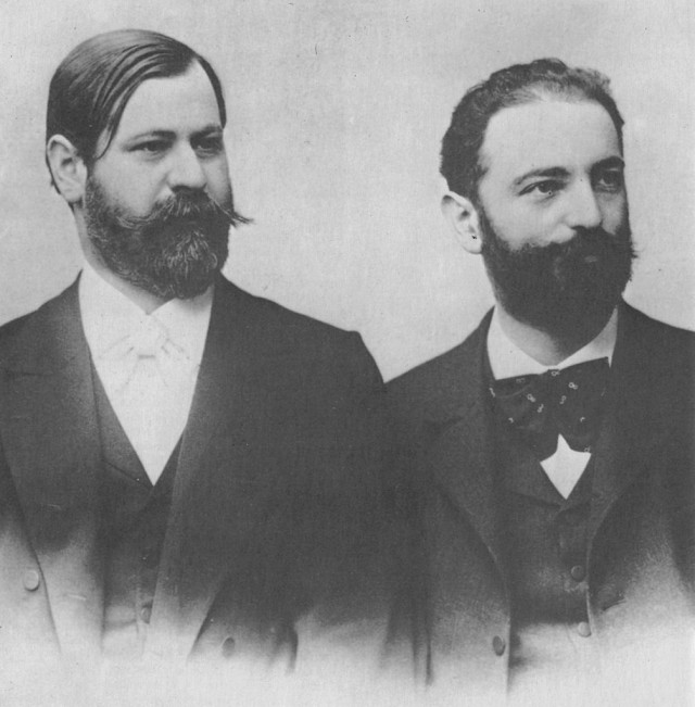  Fotografía de Sigmund Freud y Wilhelm Fliess, de principios de los años 1890