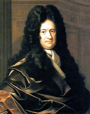 Gottfried Leibniz alrededor de 1700