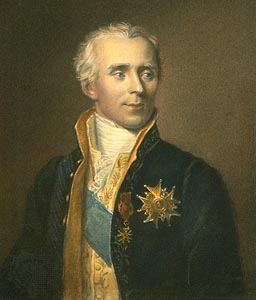Pierre-Simon de Laplace, vestido para su cargo en el Senado Conservador (guardian de la constitución y del régimen de Napoleón)