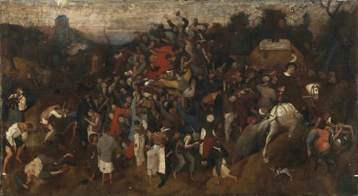 Imagen 2. El vino de la fiesta de San Martín de Pieter Brueghel el Viejo (Hacia 1565-1568, 148 x 270,5 cm).