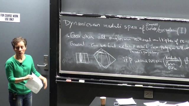 Conferencia de la matemática Maryam Mirzakhani, primera mujer en recibir la Medalla Fields de las Matemáticas
