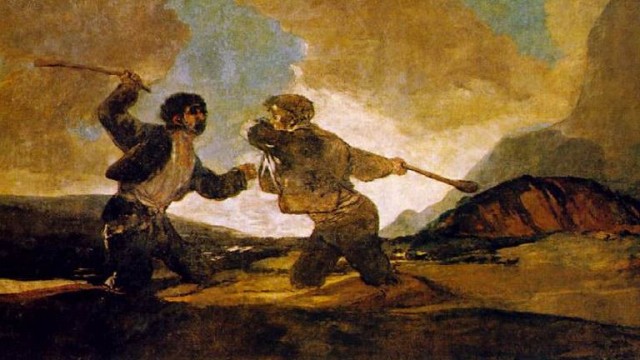 Duelo a garrotazos (1819-1823) Francisco de Goya