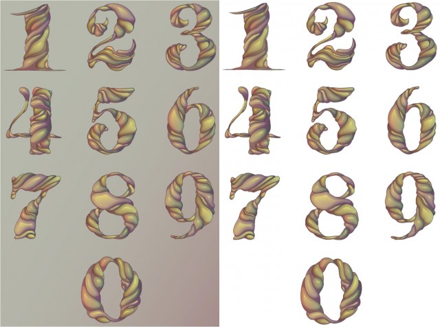 Illustrated numbers, de Cristian Eres