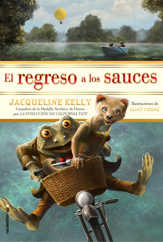 Portada de El regreso a los sauces (Rocaeditorial, 2015), de Jacqueline Kelly, realizada por el ilustrador Clint Young