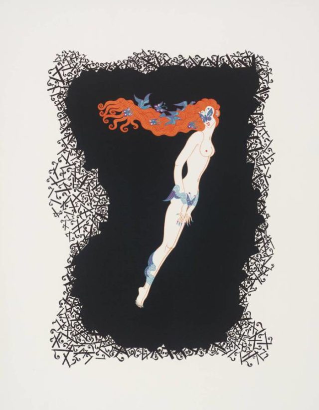 Número siete (1968), del artista Art Decó ERTÉ