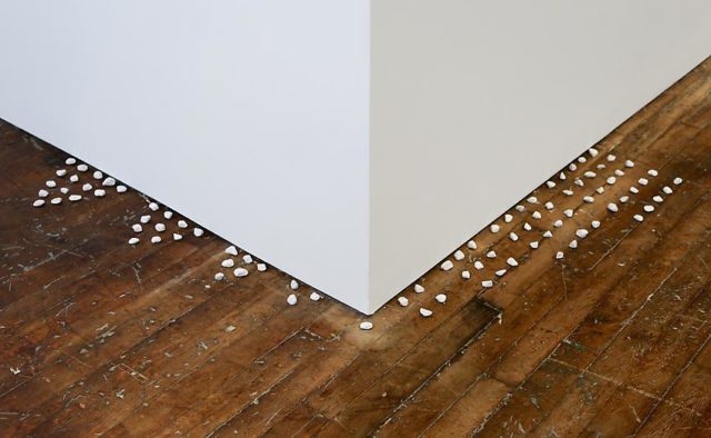 "Números triangulares y cuadrados" (1972), del artista norteamericano Mel Bochner. Las matemáticas para ver y tocar también pueden estar relacionadas con el arte moderno