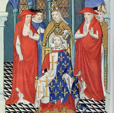 Clemente IV coronando a Carlos de Anjou rey de Sicilia 