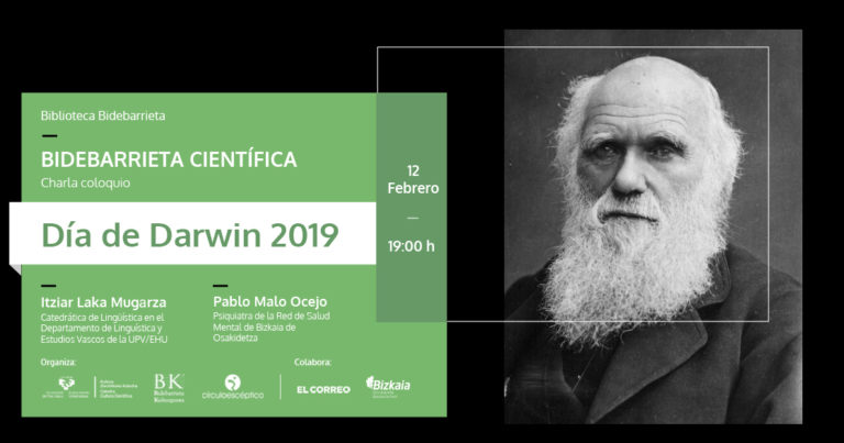 La evolución del lenguaje y el suicidio y la teoría de la evolución, en el Día de Darwin 2019