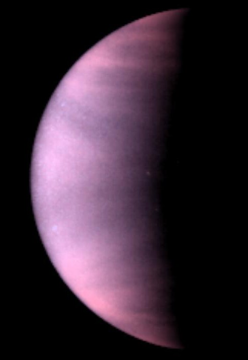 Venus captado por el telescopio Hubble el 24 de enero de 1995