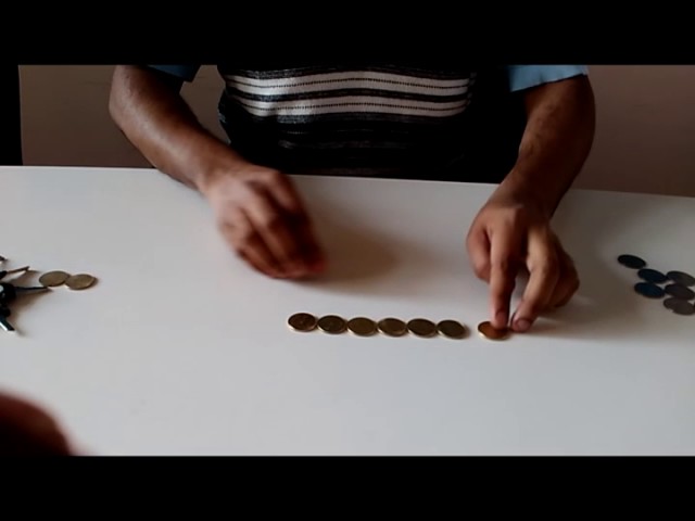 Conservation of momentum: Coin demonstration