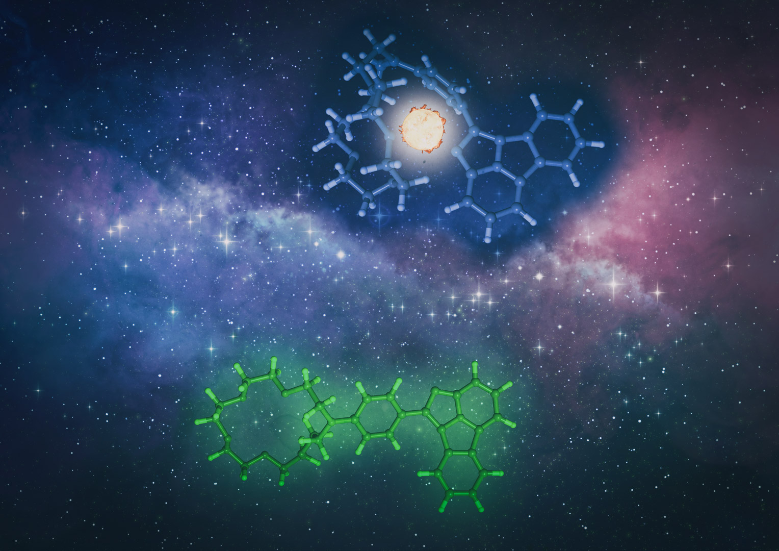Una molécula fluorescente para explicar la asimetría materia-antimateria en  el universo — Cuaderno de Cultura Científica