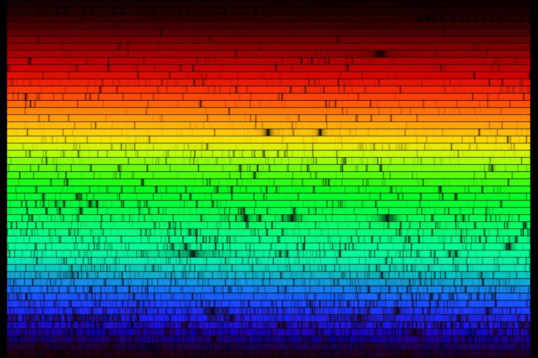 Interpretar el arcoíris para clasificar las estrellas