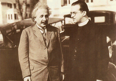 Einstein y Georges Lemaître