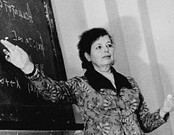 Valentina Borok, una reconocida especialista en ecuaciones en derivadas parciales