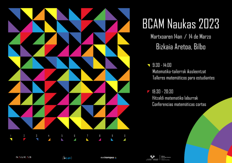 14 de marzo: celebramos el Día Internacional de las Matemáticas con BCAM NAUKAS 2023