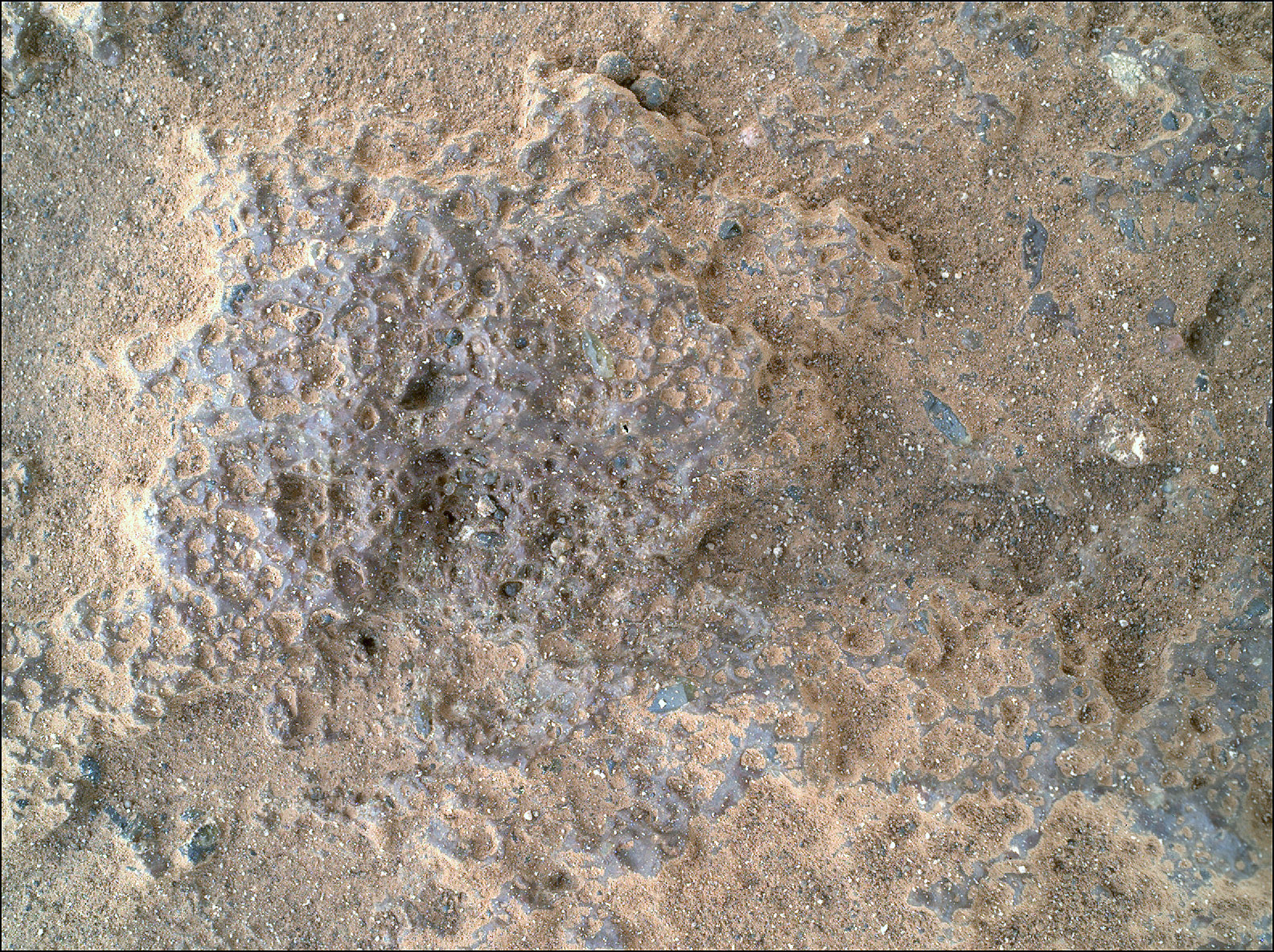 mineral en Marte