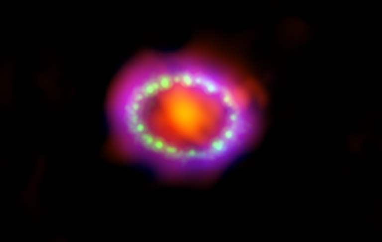 Así en la Tierra como en el cielo: la fluidodinámica de SN 1987A
