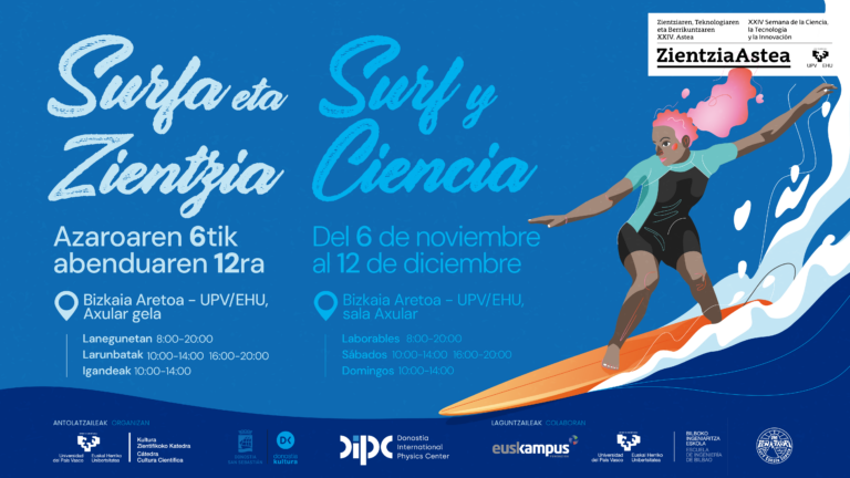 La exposición Surf y Ciencia en Bilbao