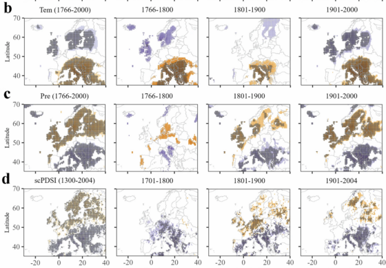 La corriente en chorro polar y la meteorología extrema en Europa en los últimos 700 años