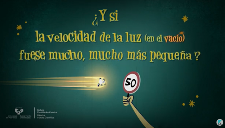 ¿Y si la velocidad de la luz (en el vacío) fuese mucho, mucho más pequeña?