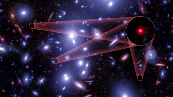 Un solo agujero negro «desnudo» reescribe la historia del universo