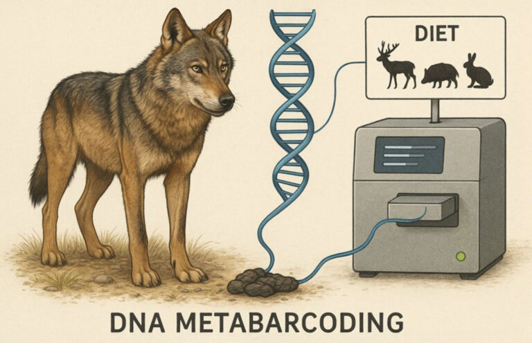 El ADN en las heces revela la dieta de los lobos ibéricos