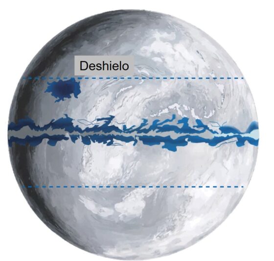 Una enorme bola de nieve geológica