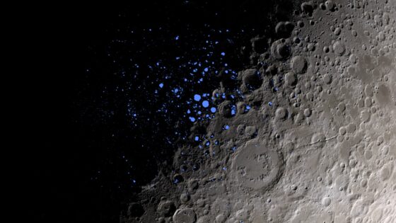 Por qué puede que no haya tanto hielo en algunas zonas de la Luna