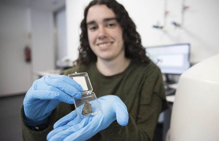 Tinta en el meteorito marciano