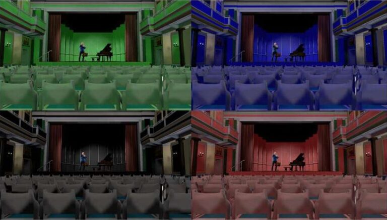 El color del auditorio afecta al sonido que percibe el espectador