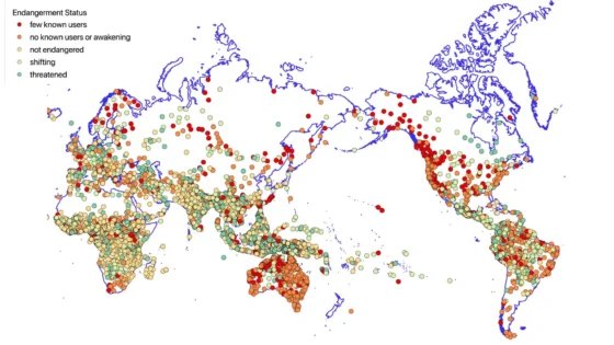 Auge y caída de la diversidad lingüística