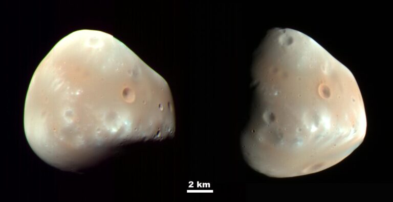 Deimos, un mundo muy suave